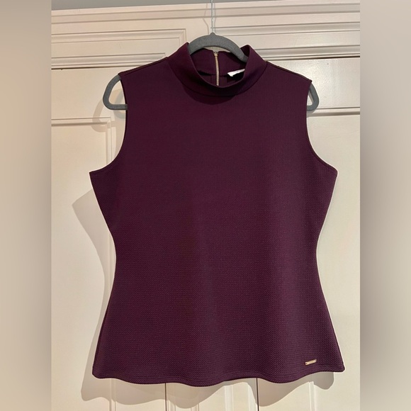 CALVIN KLEIN Top, Sleeveless, Size L, NWOT - Picture 1 of 7